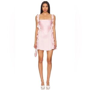 Nana Jacquline Karina Mini Dress in Pink Size Small